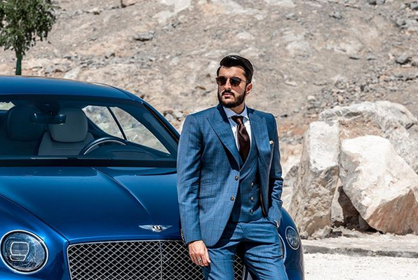 Alii Muhammad with Bentley
